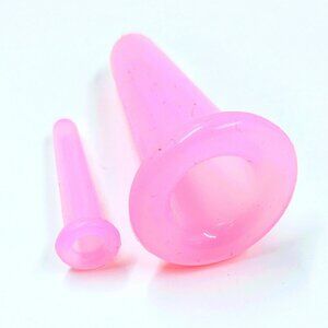 Skin Care Facial Cupping Set Includes Eye and Facial Cupping Pieces Silicon NEW